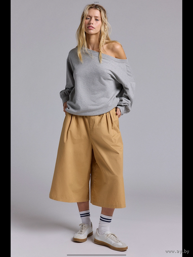 BDG укороченные брюки Grandpa Twill Cropped Trouser Pant, US6/UK10 (neutral)