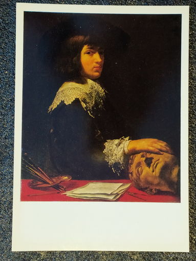 Открытка Жан Даре. 1615 – 1668. Автопортрет. 1636. Французская живопись XV – начала XVII в. Государственный Эрмитаж.