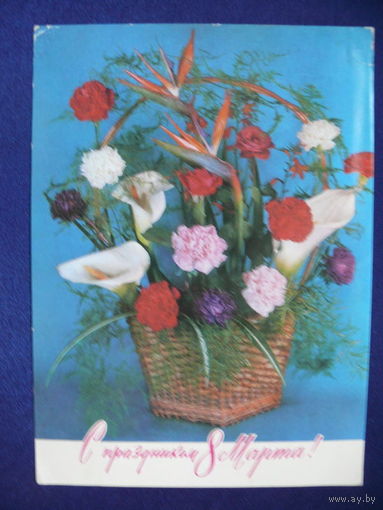Фото Баранникова В., С праздником 8 марта! 1978, подписана.