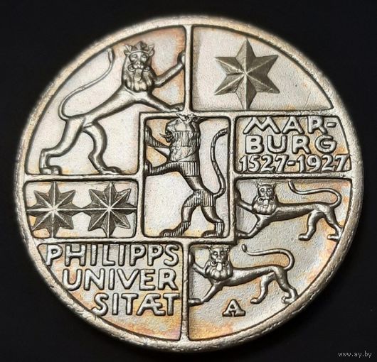 3 марки 1927 A. Марбург