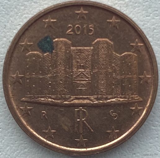 Италия 1 евроцент 2015 г.