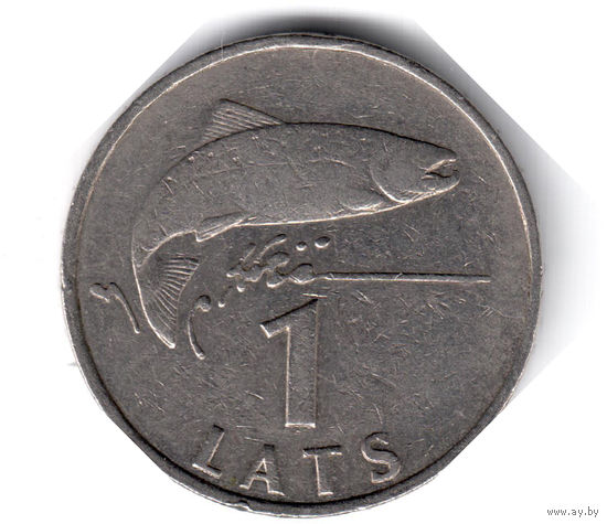 Латвия. 1 лат. 1992 г.
