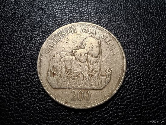 Танзания 200 шиллингов 1998