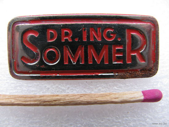 Знак-фрачник. Dr.-Ing. Sommer