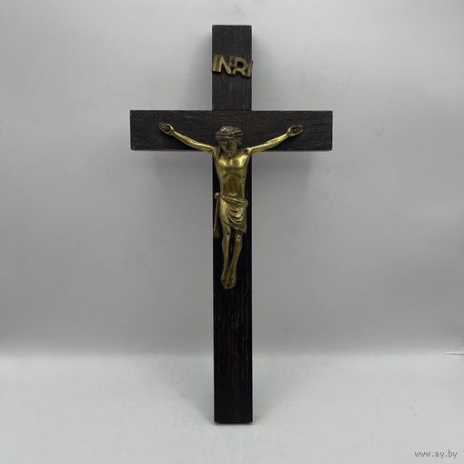 Настенный крест-распятие. Франция. 3804