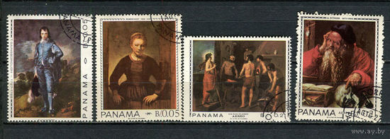 Панама - 1967 - Искусство. Картины - 4 марки. Гашеные.  (Лот 34JT)-T25P5