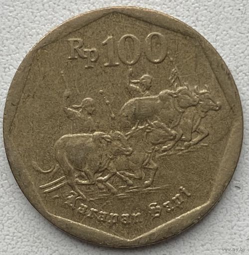 Индонезия 100 рупий 1996 г.