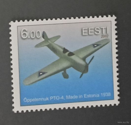 Эстония 2002 авиация самолет РТО-4