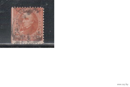 США-1898, (Скотт.282С), гаш.   , Стандарт, Президенты, Уэбстер