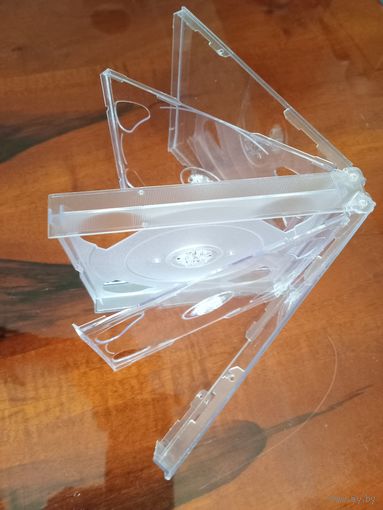 (лот 5шт) Коробки для  CD/DVD  ( на 6 cd )