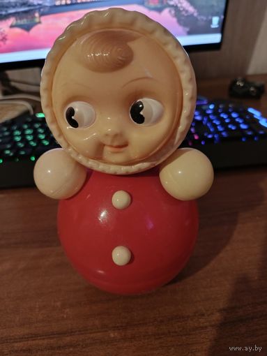Кукла-неваляшка СССР, звенящая