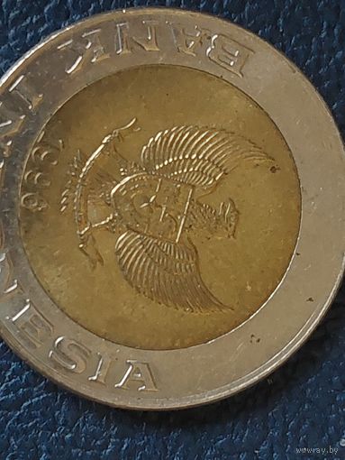 1000 рупий индонезия 1996