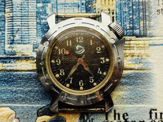 Часы наручные механические Восток (17 камней), сделано в СССР. #1