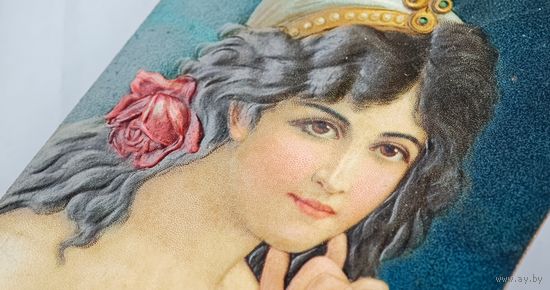 1908 год тиснение Открытка