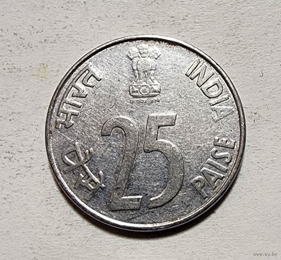 Индия 25 пайс, 1989