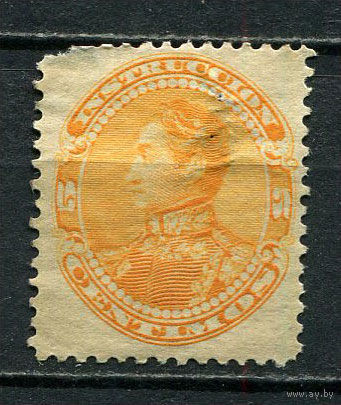 Венесуэла - 1901 - Симон Боливар 5С. Stempelmarken - (есть тонкое место) - [Mi.80st] - 1 марка. Чистая без клея.  (LOT Ge5)-T10P18