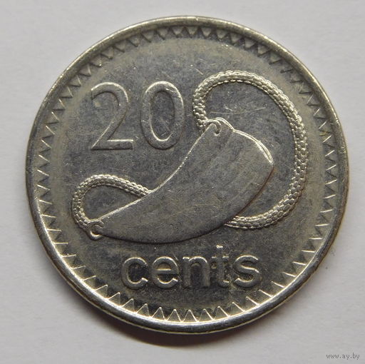 Фиджи 20 центов 2010 г