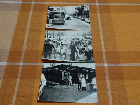 Старое фото, г. Париж, Франция, 60-е г.г.