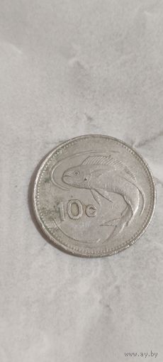 Мальта 10 цент 1992