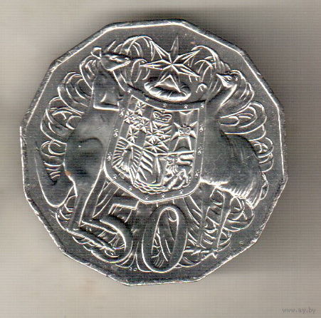 Австралия 50 цент 2025