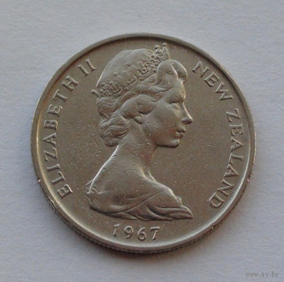 Новая Зеландия 5 центов. 1967 г.