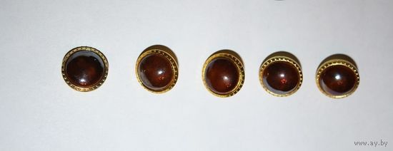 Пуговицы на ножке. Вставка из керамики