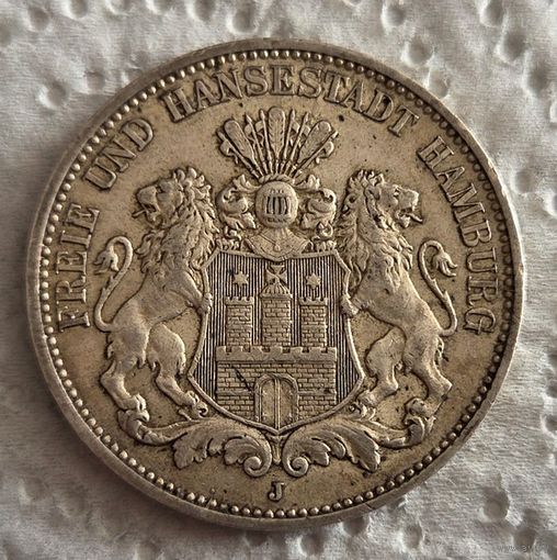 Гамбург 3 марки 1909