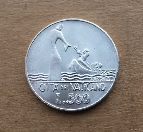 Ватикан, 500 лир 1978 г., серебро 0.835