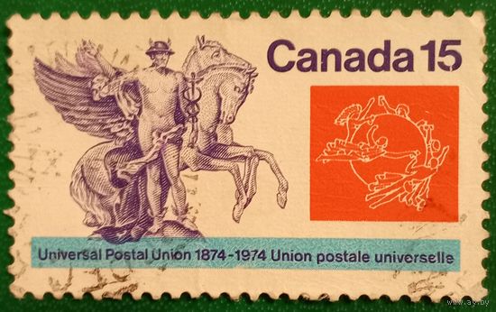 Канада 1974. 100 летие Почтового союза UPU