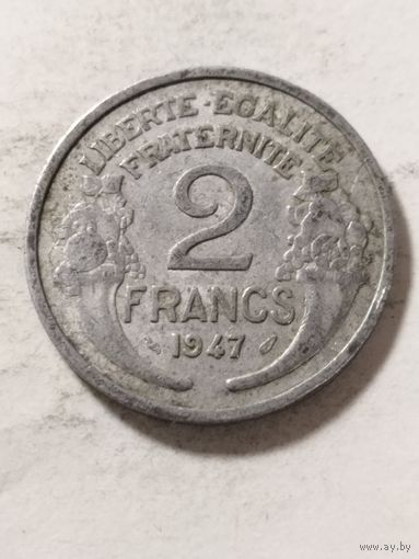 Франция 2 франка 1947