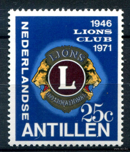 Нидерландские Антильские острова - 1971г. - 25 лет клубу Lions - 1 марка - полная серия, MNH [Mi 229]. #3-WB-89-A-1