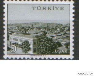 Марка из серии 1960г. Турция "Города и провинции. Ушак" MNH