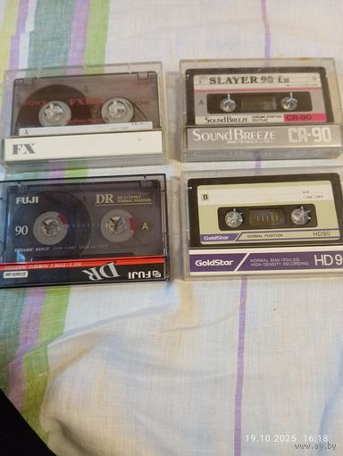 Аудиокассеты Sony, Fuji, Maxell, Sound breeze, лицензия