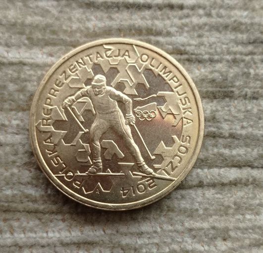 Werty71 Польша 2 злотых 2014  Олимпиада в Сочи