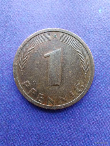 Германия ФРГ 1 пфенниг 1991 A