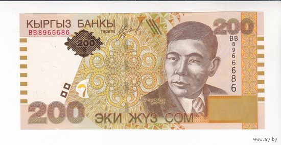 200 СОМ 2004 КИРГИЗИЯ