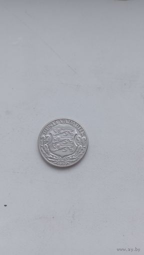 ЭСТОНИЯ 2 кроны 1930 год( серебро)
