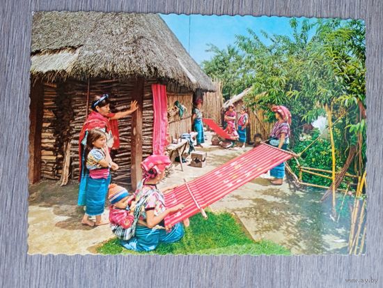 Этнография. Гватемала, традиционное ткачество