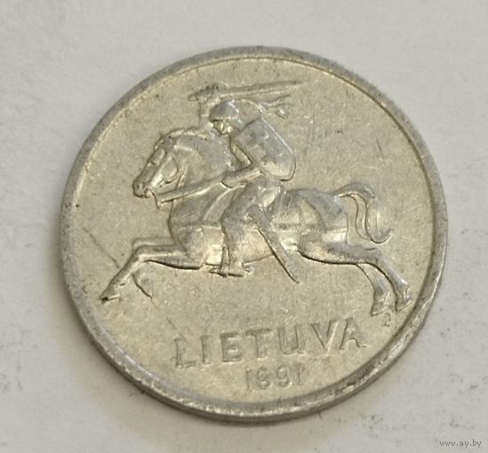 Литва 1 цент 1991