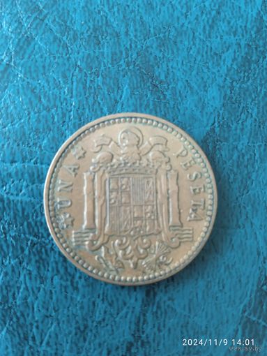 1 Песета 1963(64) год Испания