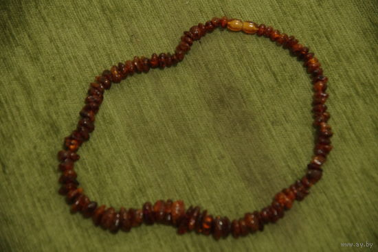 Бусы , янтарь 46 см