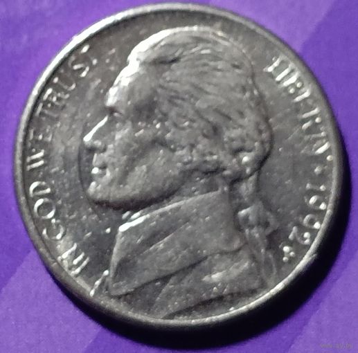 5 центов 1992 г США