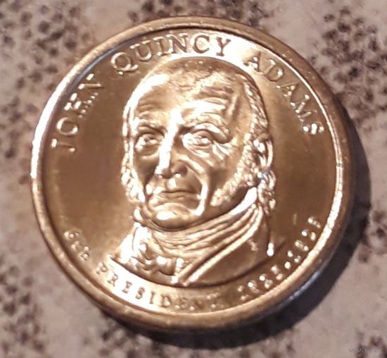1 доллар 2008 D США  6й президент Джон Куинджи Адамс