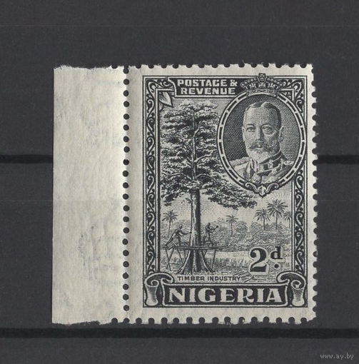 1936 Нигерия ** 2d, Георг V (SG 37) левое поле