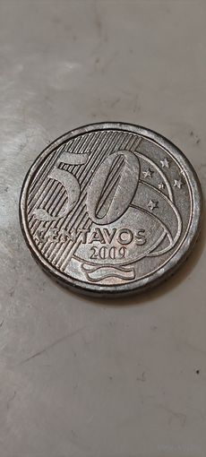 Бразилия 50 сентаво 2009
