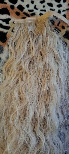 Шиньон-хвост русый, длина 60см, новый