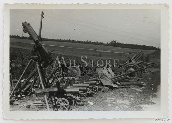 Советское оружие взятое в трофей немцами летом 1941 года. СССР. Операция "Барбаросса".