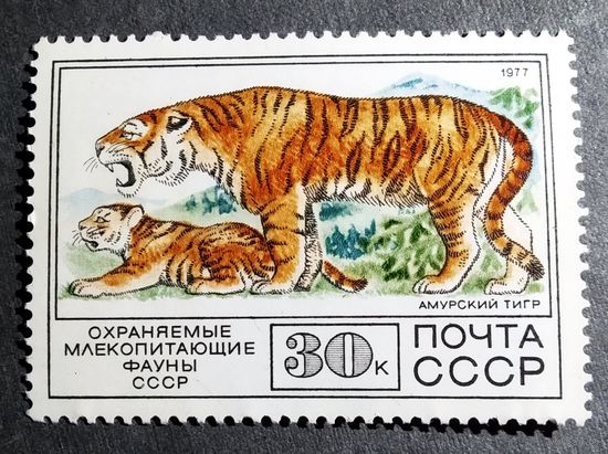 Марка СССР 1977 год Фауна