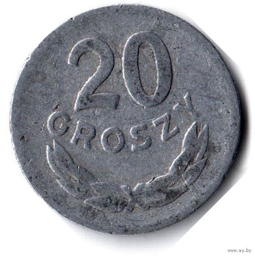 Польша. 20 грошей. 1949 г.