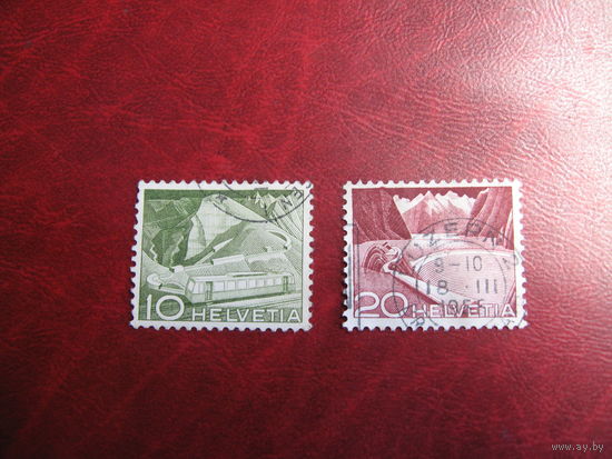 Марки инженерия 1949 года Швейцария